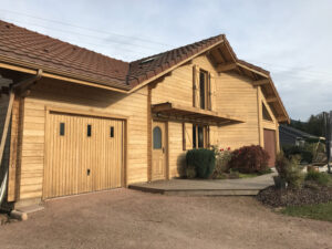 Aérogommage sablage chalet Vosges