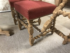 Rénovation fauteuils bois